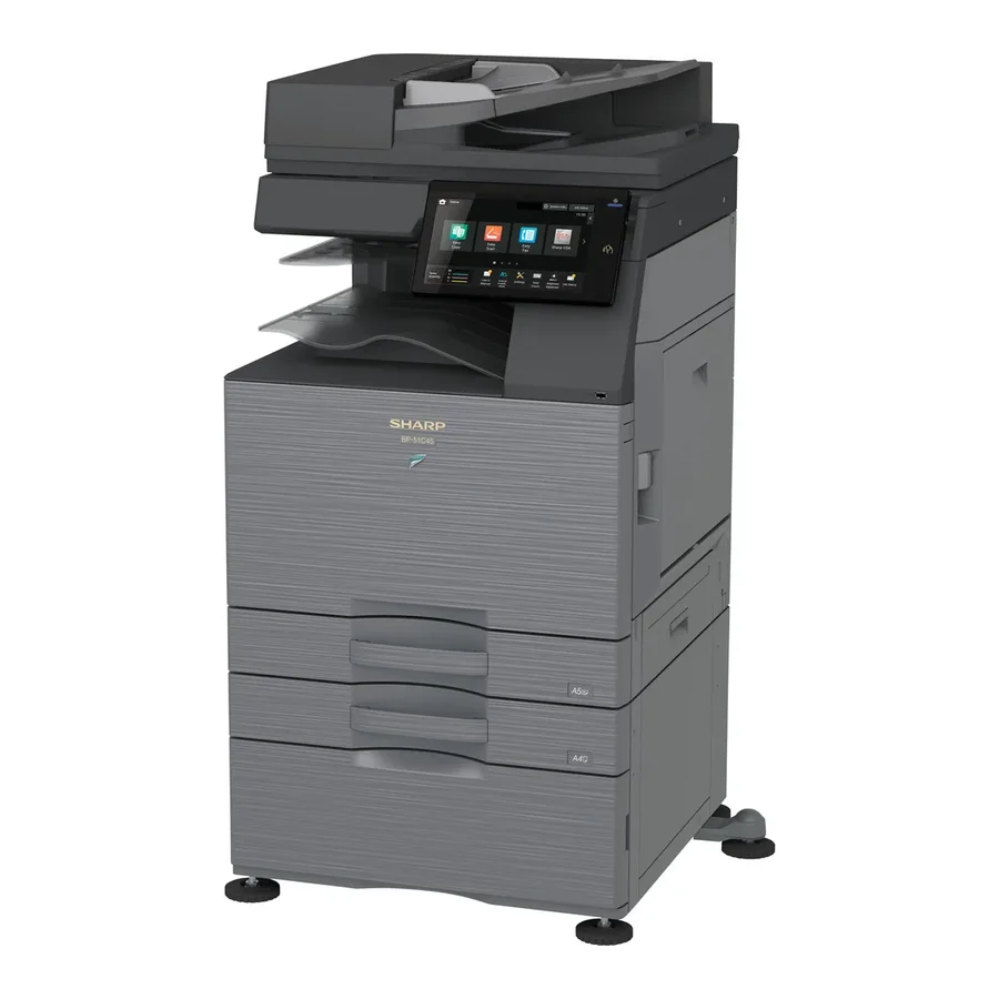 Sharp BP-51C36, a3 color workgroup multifunction, front view