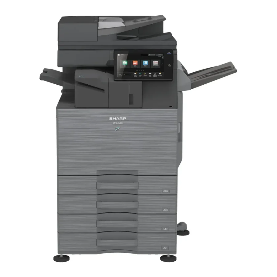 Sharp BP-51M36, a3 monochrome workgroup multifunction, front view